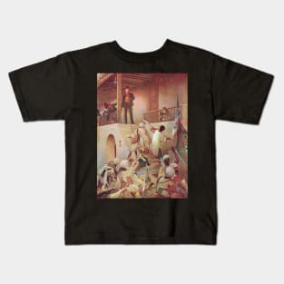 Death of general Gordon at Khartoum 1885 Kids T-Shirt